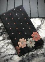 Soft Silk Black Traditional Wear Weaving Saree